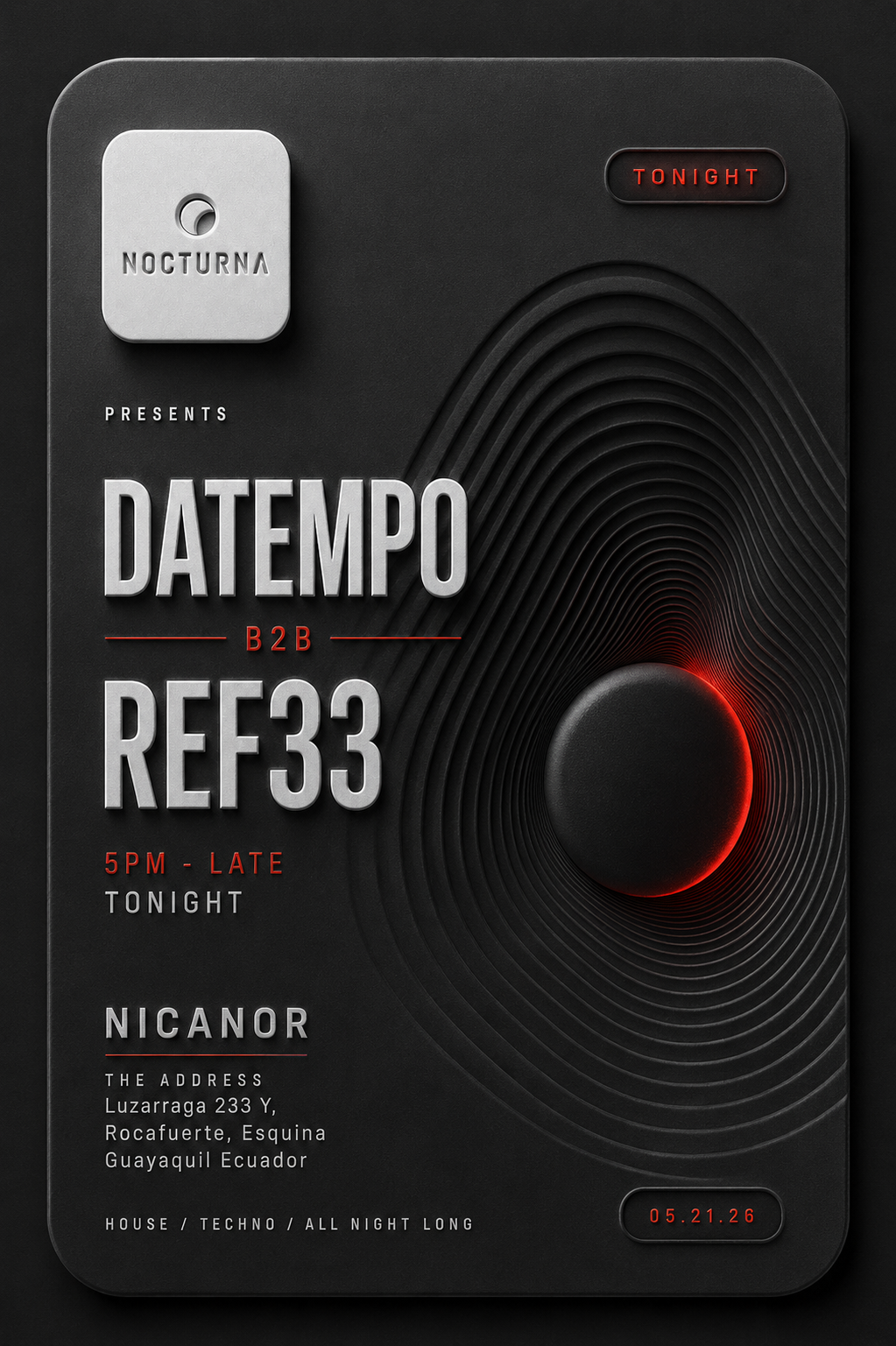 NOCTURNA - DATEMPO B2B REF33 - NICANOR, Luzarraga 233 Y Rocafuerte, Guayaquil, Ecuador